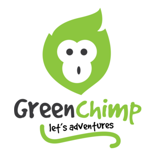 Green Chimp Logo PNG Vector