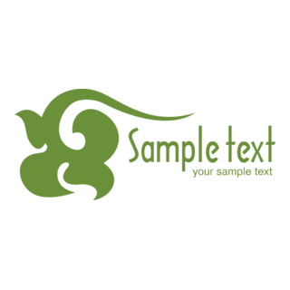 Green Shape Logo PNG Vector