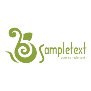 Green Shape Logo PNG Vector