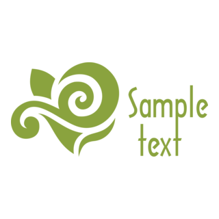 Green Shape Logo PNG Vector