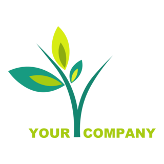 Green Tree Logo PNG Vector