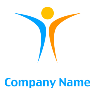 Happy Man Logo PNG Vector