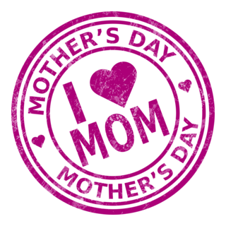 Happy Mother's Day Logo PNG Vector