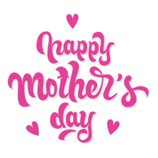 Happy Mother's Day Logo PNG Vector