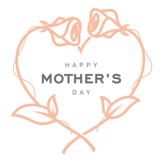 Happy Mother's Day Logo PNG Vector