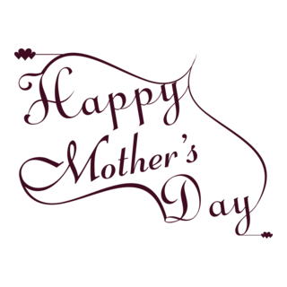 Happy Mother's Day Logo PNG Vector