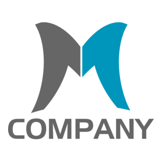 M Letter Company Logo PNG Vector