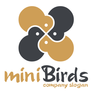 Mini Birds Logo PNG Vector