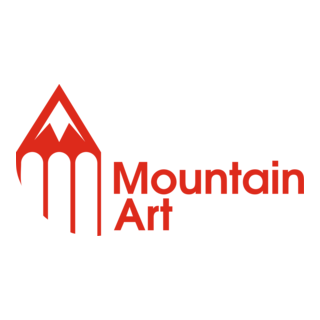 Mountain Art Logo PNG Vector