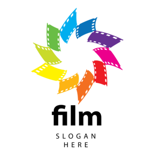 Movie Film Logo PNG Vector