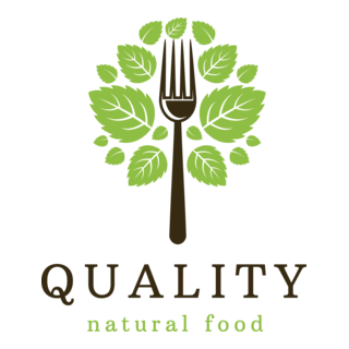 Natural Food Logo PNG Vector