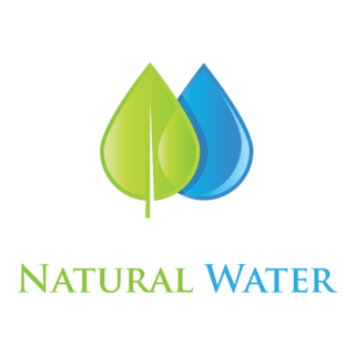 Natural Water Logo PNG Vector