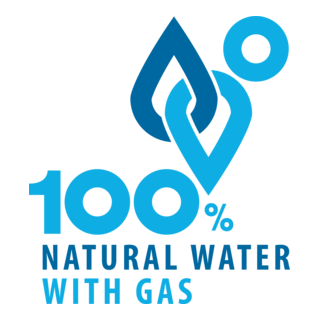 Natural Water with Gas Logo PNG Vector