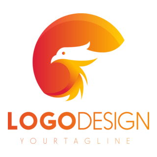 Orange Hawk Logo PNG Vector