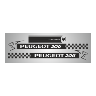 peugeot 206 kuşak Logo PNG Vector