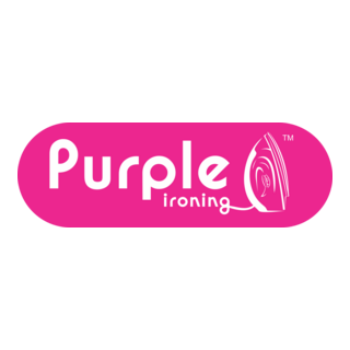 Purple ironing Logo PNG Vector