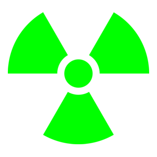 Radioactivity Symbol / Radioactive Symbol Logo PNG Vector