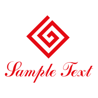 Red Abstract Shape Logo PNG Vector