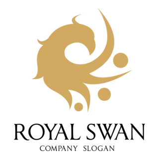 Royal Swan Logo PNG Vector