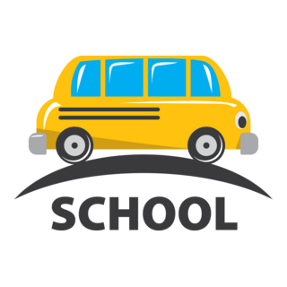 School Bus Logo PNG Vector