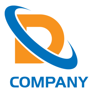 Simple Modern Letter D Logo PNG Vector