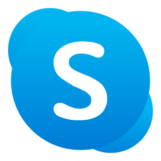 Skype Gradient Logo PNG Vector