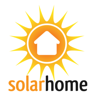 Solar Home Logo PNG Vector