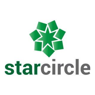Star Circle Logo PNG Vector