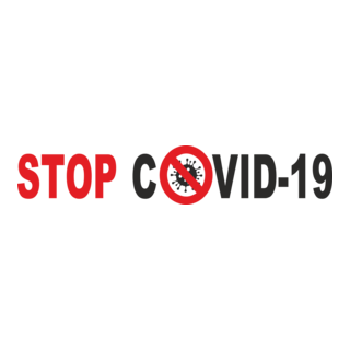 STOP COVID-19 Logo PNG Vector