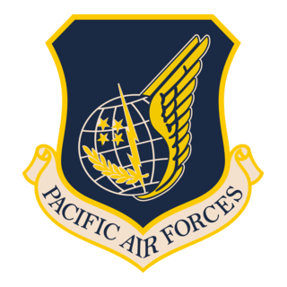 USA Pacific Air Force Logo PNG Vector