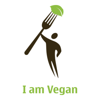 Vegan Human Logo PNG Vector