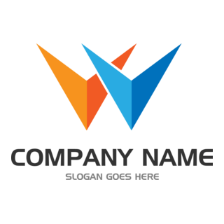 W Letter Company Logo PNG Vector