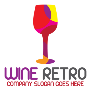Wine retro Logo PNG Vector