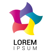 Abstract Colorful Star Logo PNG Vector