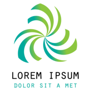 Abstract Line Shape Logo PNG Vector