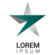 Abstract Star Logo PNG Vector