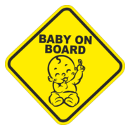 BABY ON BOARD Logo PNG Vector