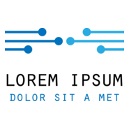 Blue Dot Technology Logo PNG Vector