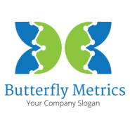 Butterfly Metrics Logo PNG Vector