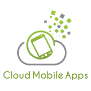 Cloud Mobile App Logo PNG Vector