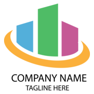 Colorful Building Logo PNG Vector