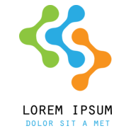 Colorful Chains Logo PNG Vector