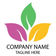 Colorful Flower Logo PNG Vector
