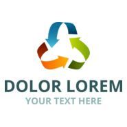 Colorful Recycle Logo PNG Vector