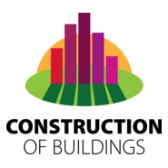 Construction of Buildings Logo PNG Vector