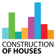 Construction of Houses Logo PNG Vector