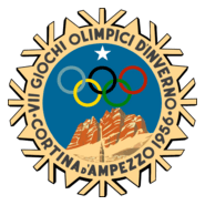 Cortina d’Ampezzo 1956, VII Winter Olympic Games Logo PNG Vector