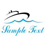 Cruise Ship Logo PNG Vector