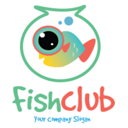 Fish Club Logo PNG Vector