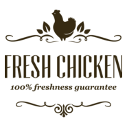 Fresh Chicken Logo PNG Vector